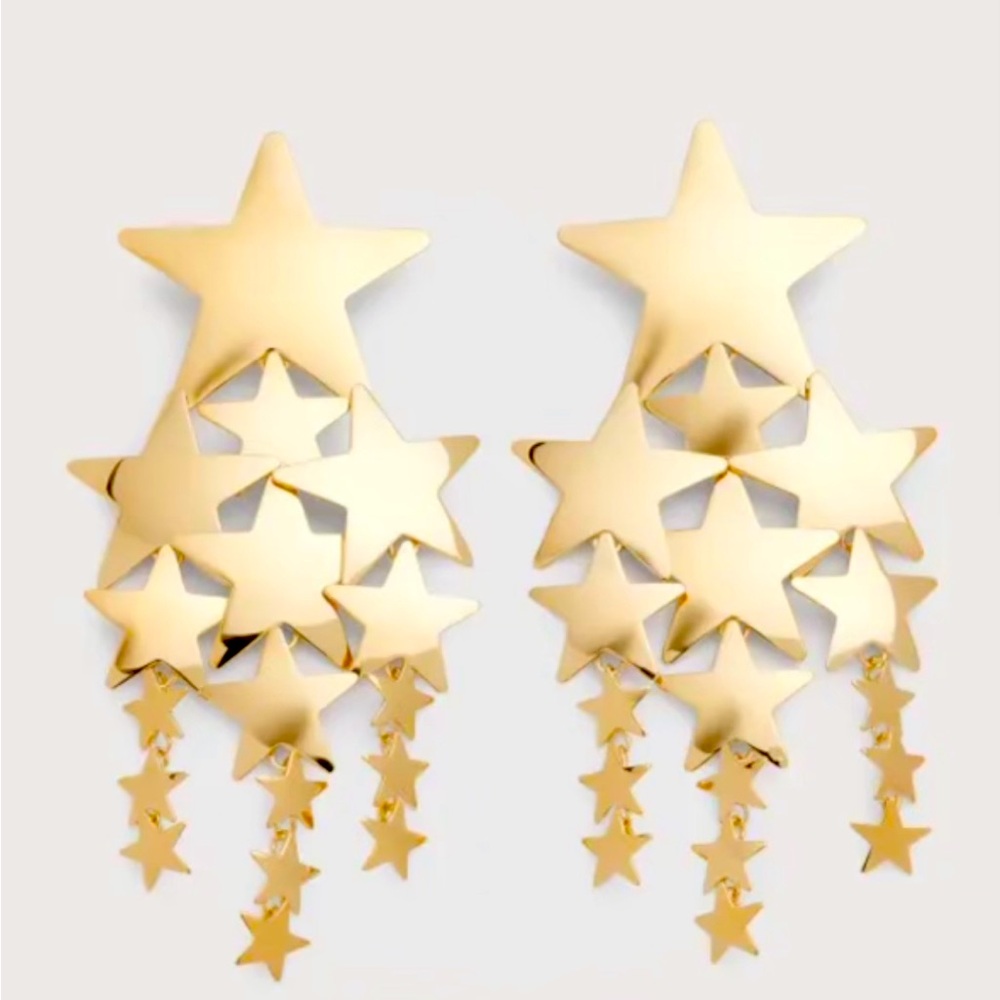 Carolina Herrera - Cascading Star Cluster Drop Earrings
